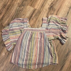 beachlunchlounge Multicolor Striped Blouse